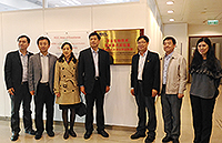 Mr. Wu Yuanbin (fifth from left), Director-General of Department of Science & Technology for Social Development, Ministry of Science and Technology of PRC visits the State Key Laboratory of Agrobiotechnology (Partner Laboratory in The Chinese University of Hong Kong)